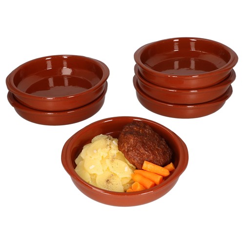 6er set cazuela mit griffen - set,