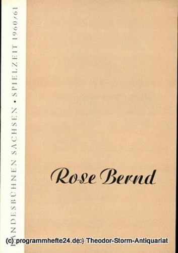 Programmheft rose bernd - rose,