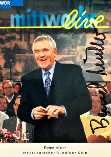 Autogramm bernd müller 2018 - autogramm,