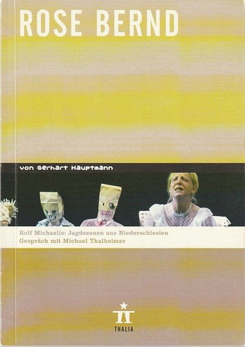 Programmheft gerhart hauptmann - programmheft,