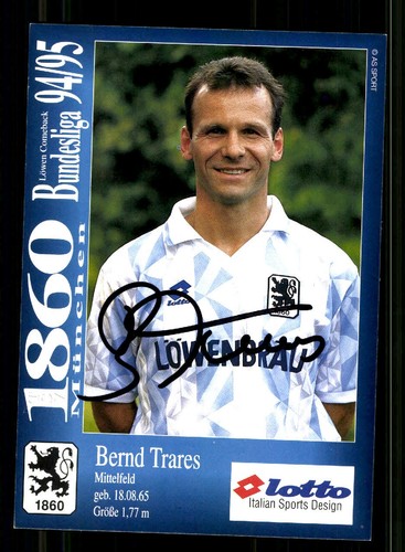 Bernd trares autogrammkarte - bernd,